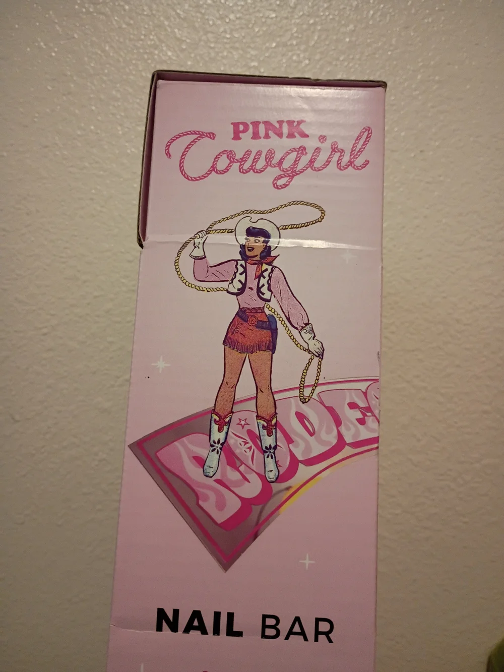 Pink Cowgirl  Wall Organizer - Pink